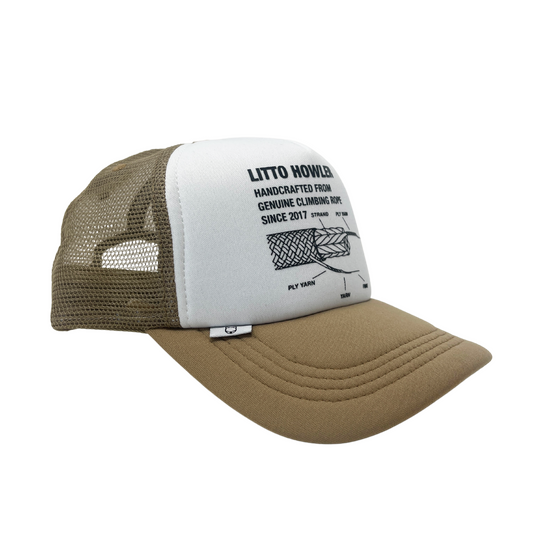 Climbing Rope Trucker Hat - Sand