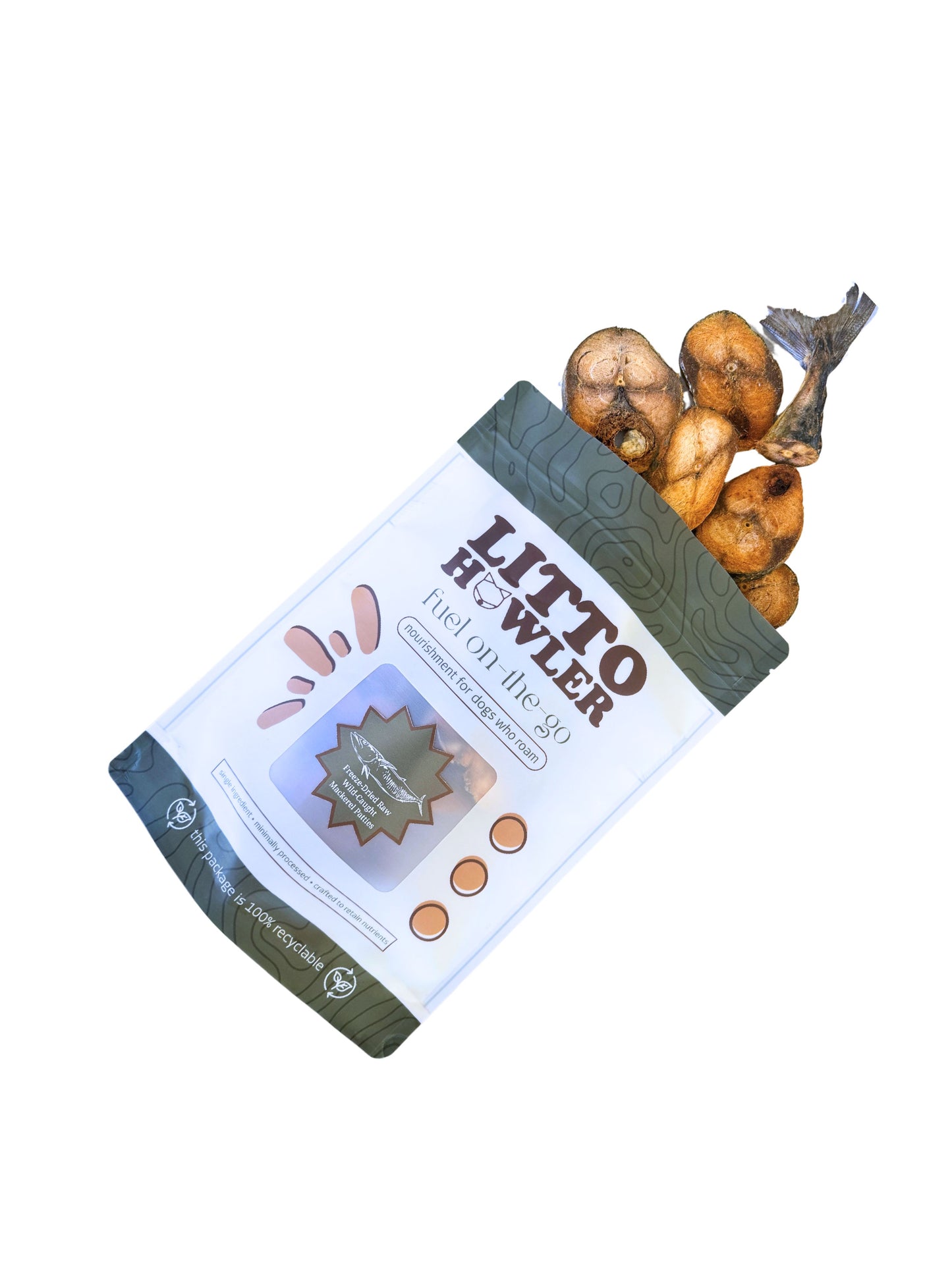 Freeze Dried Wild Caught Mackerel Patties