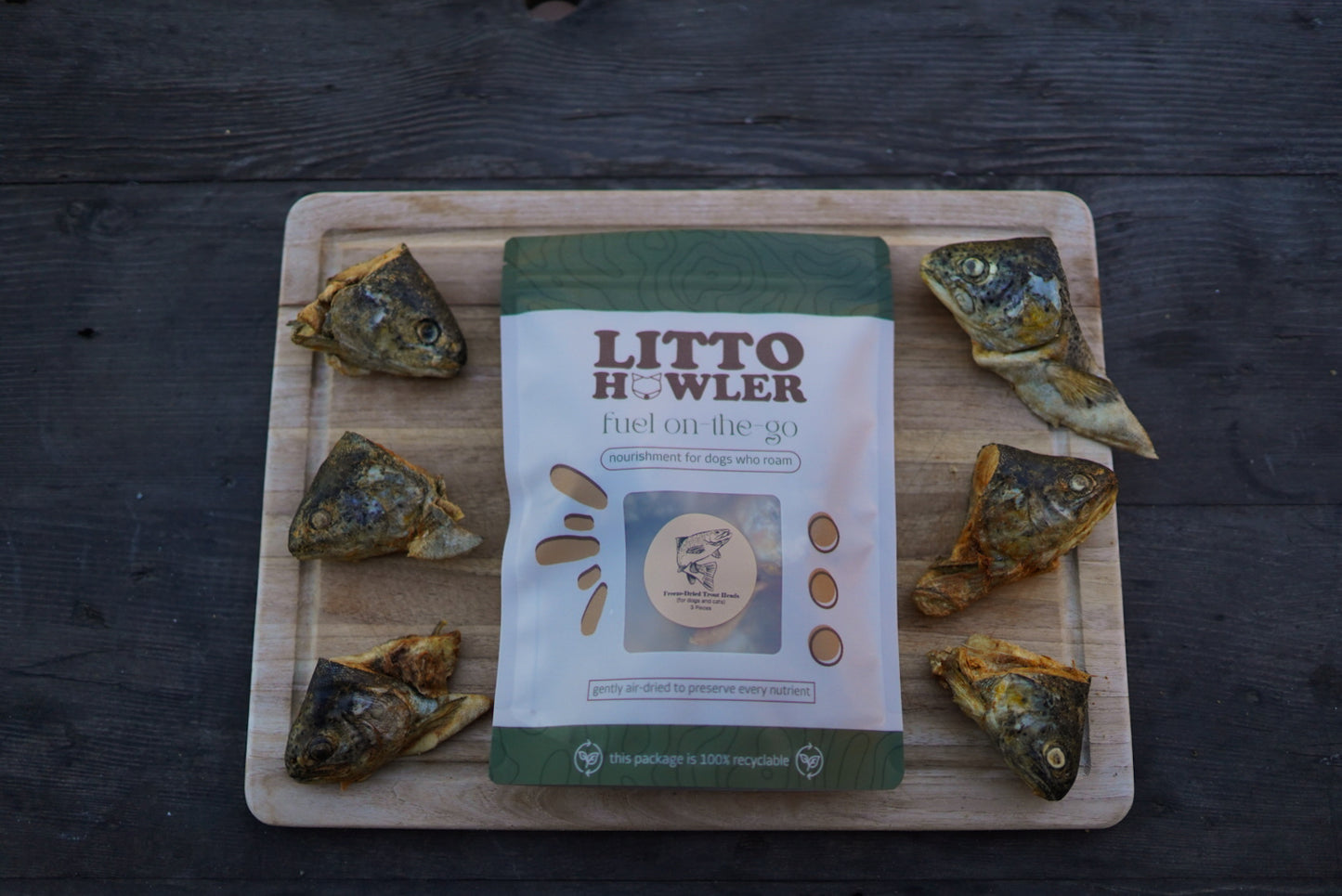 Freeze-Dried Trout Heads