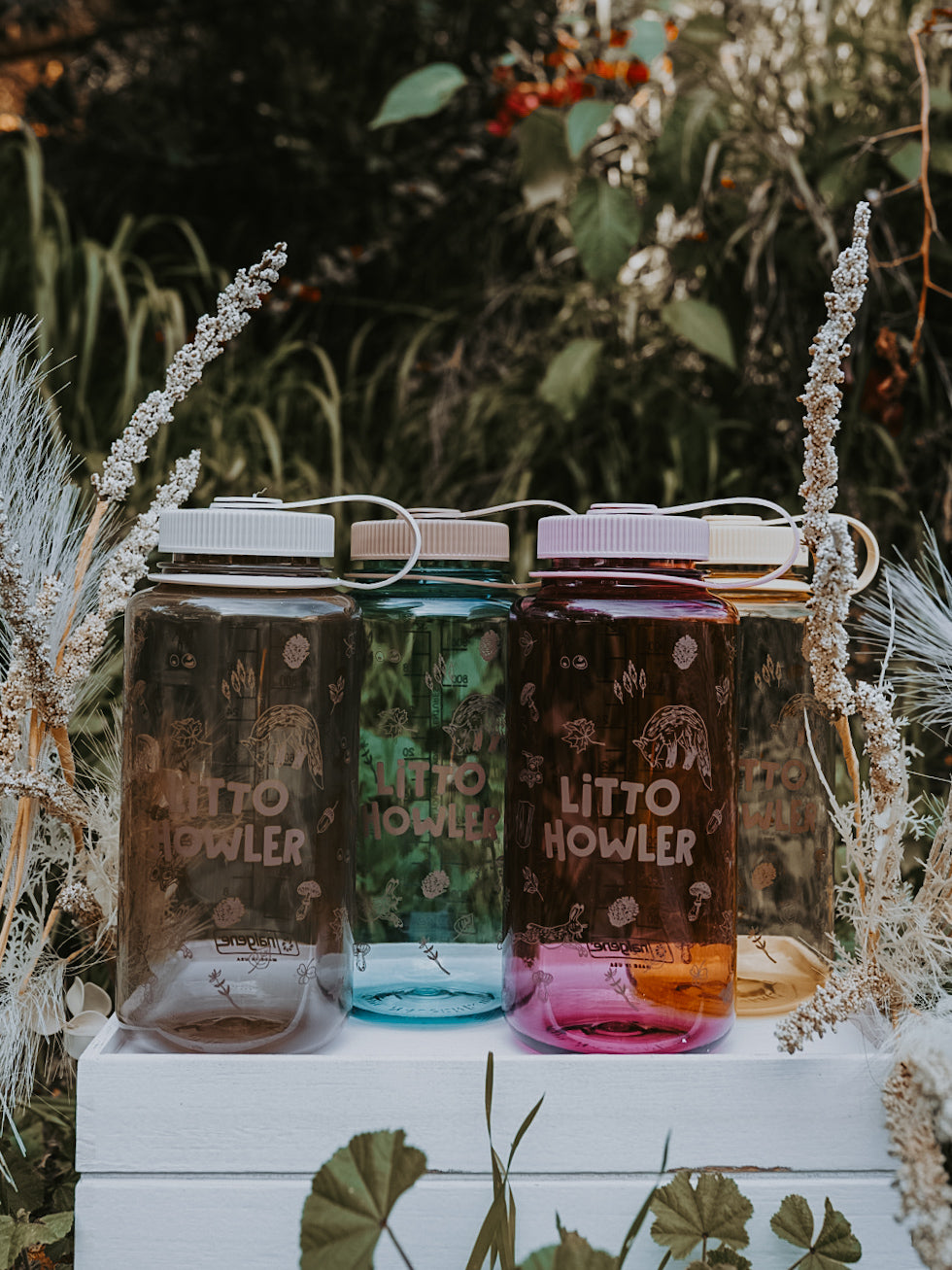 Forest Creatures Water-Bottle - Butter Cap