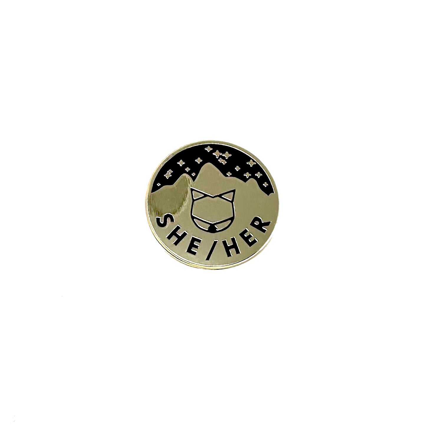 Pronoun Pins - Hard Enamel