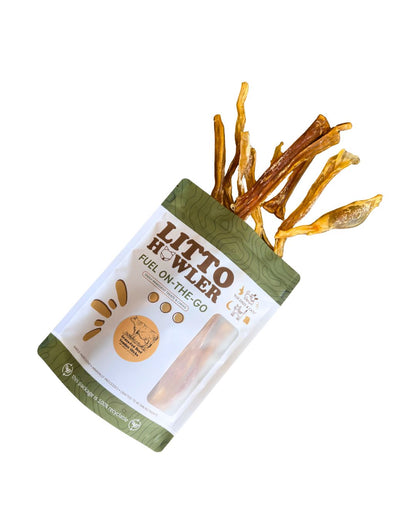 Dehydrated Grass-Fed Beef Tendon Sticks | 4 oz