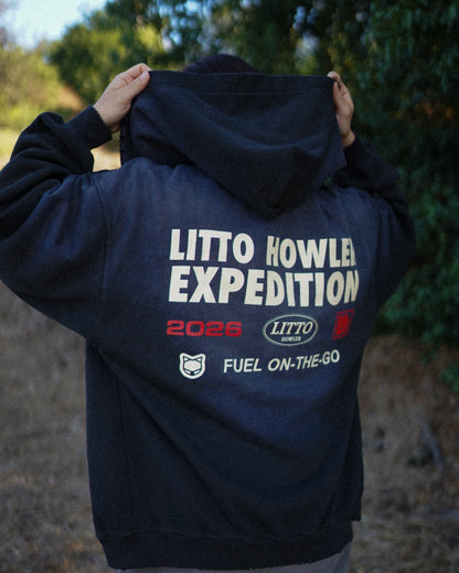 Litto Howler Expedition Zip-Up Hoodie - Black Haze