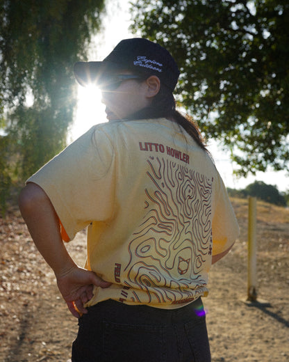 Topography T-Shirt - Butter Yellow