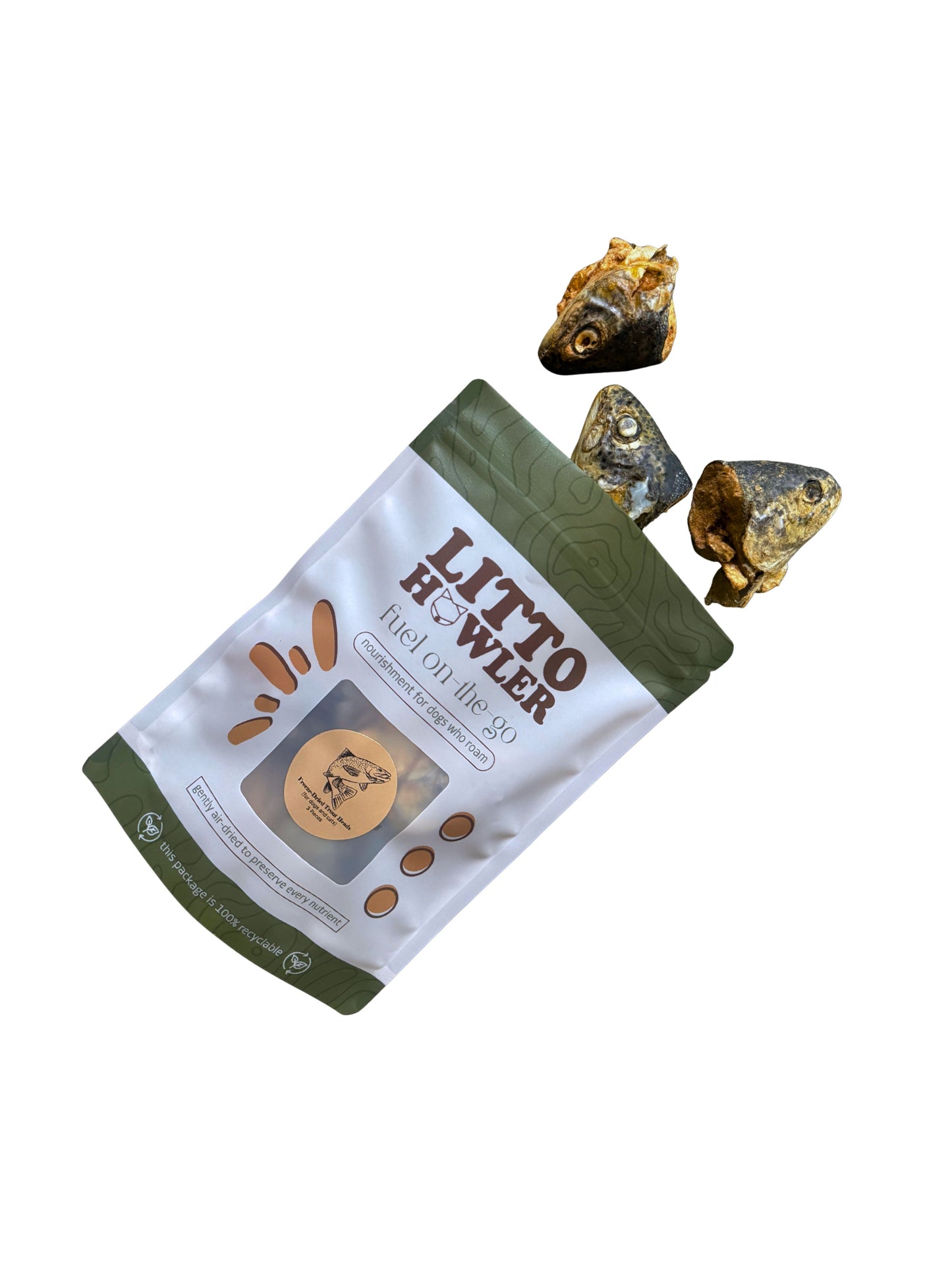 Freeze-Dried Trout Heads