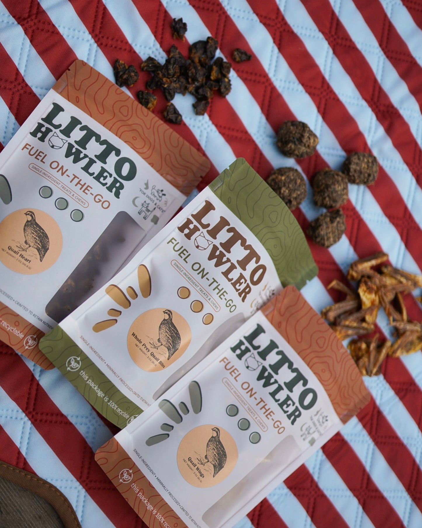 Dehydrated Whole Prey Quail Bites | 3 oz