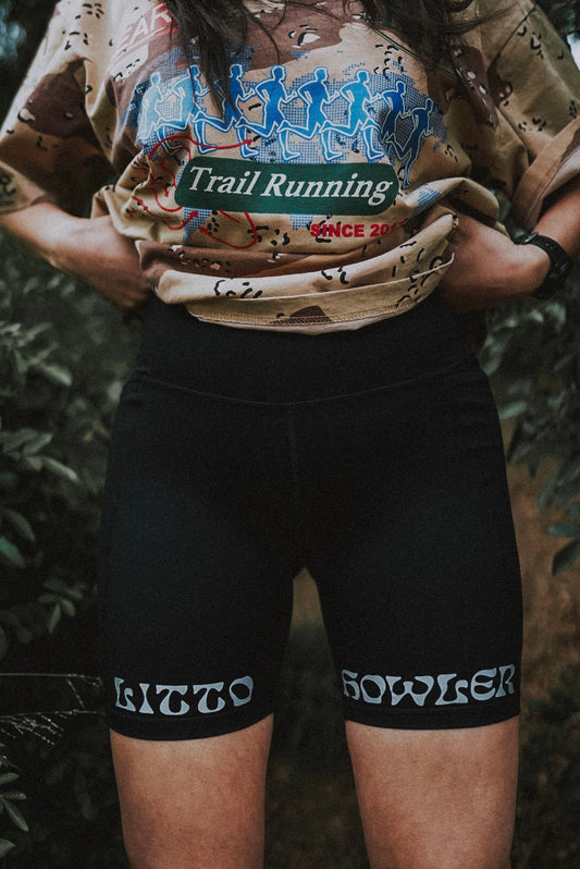Litto Howler Biker Shorts - Reflective Print