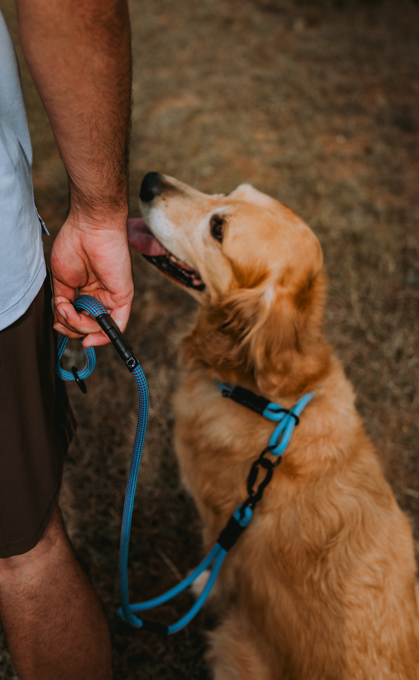Rope Slip Collar - Cerulean Polar 9mm