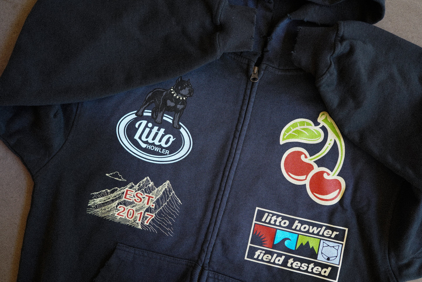 Litto Howler Expedition Zip-Up Hoodie - Black Haze