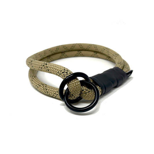 IN STOCK: Rope Slip Collar - 17 Inches - Coyote 10mm