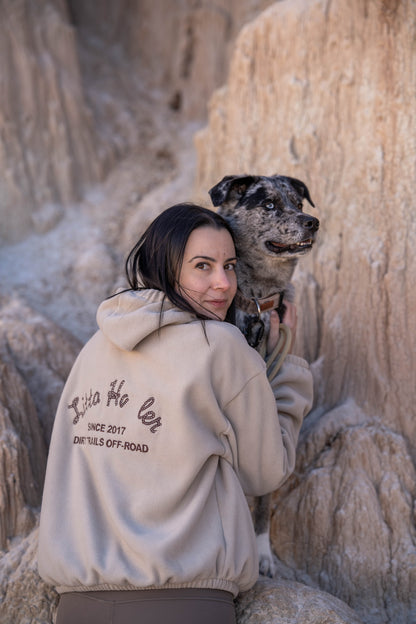 Litto Howler Polar Fleece Hoodie - Summit Linen