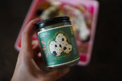 Freeze-Dried Quail Egg Topper