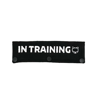 Embroidered Leash Wrap - Black