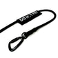 Embroidered Leash Wrap - Black