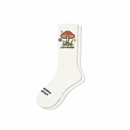 Magical Mushroom Socks - Cream