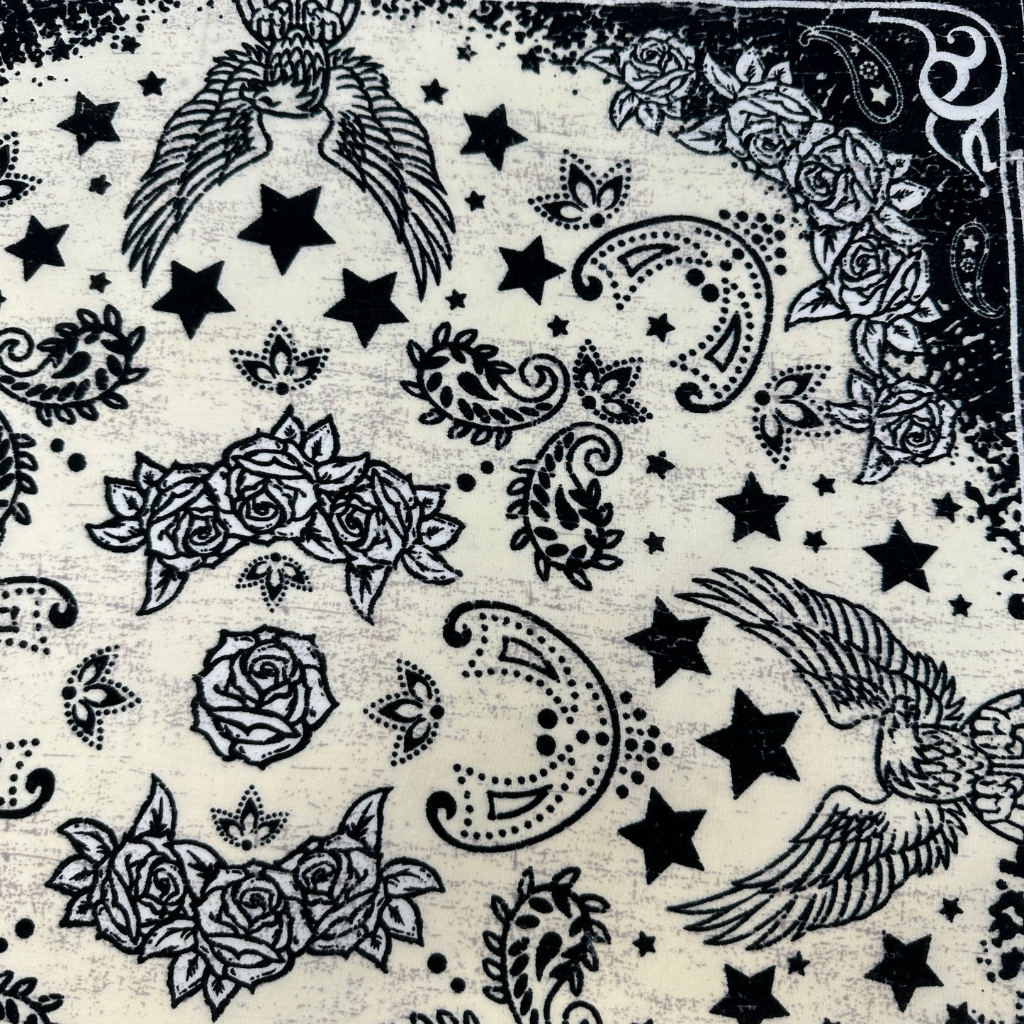 Custom Embroidered Vintage Bandana - Multi-Pattern