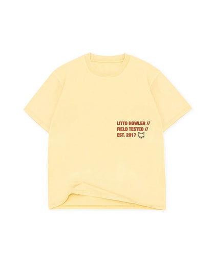 Topography T-Shirt - Butter Yellow