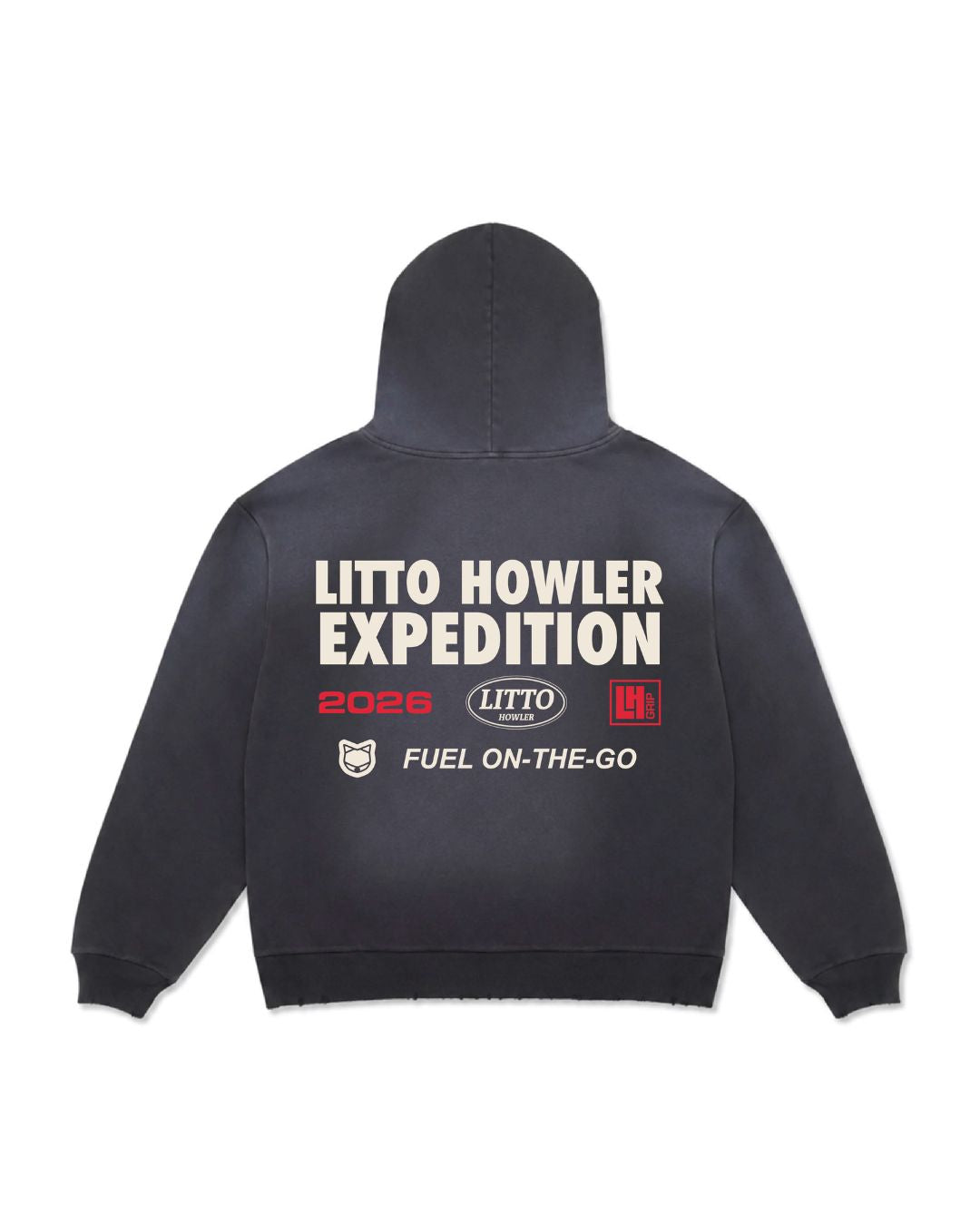 Litto Howler Expedition Zip-Up Hoodie - Black Haze