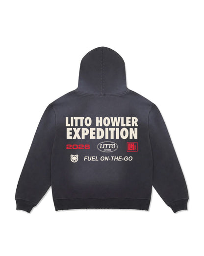 Litto Howler Expedition Zip-Up Hoodie - Black Haze