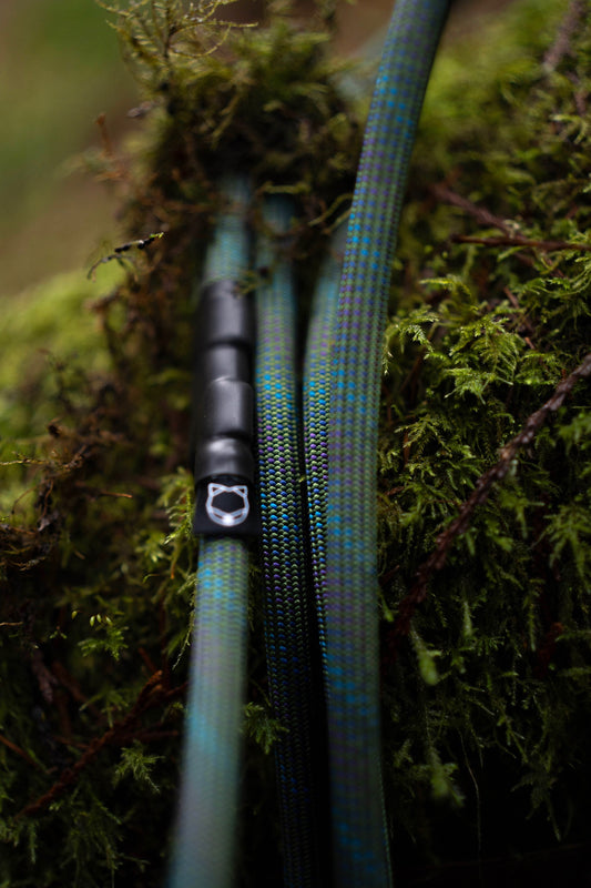 IN STOCK: Adjustable Hands-Free Leash - 9 FT - Evergreen Fern 10mm (Discontinued Colorway) (Copy)
