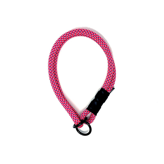 Rope Slip Collar - Pink Starburst
