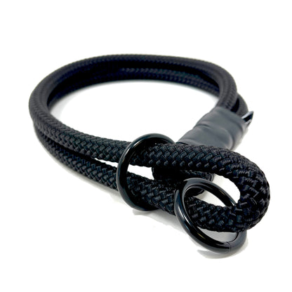 Rope Slip Collar - Black 10mm